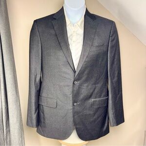 Cremieux Loro Piana Men's Wool Blazer Two Button Gray 38R Sport Coat Career